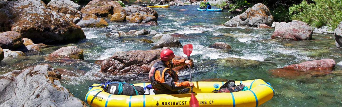 Inflatable Kayaks on the Chetco River