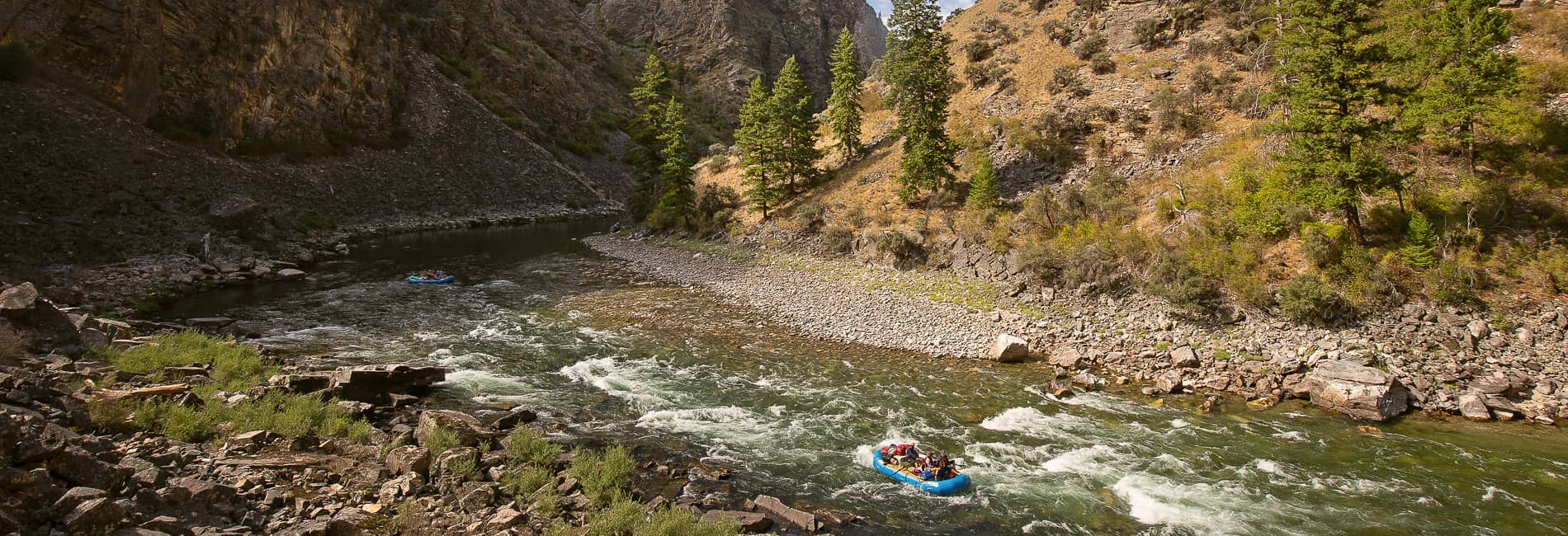 Rafting on the Middle Fork of the Salmon River in Idaho